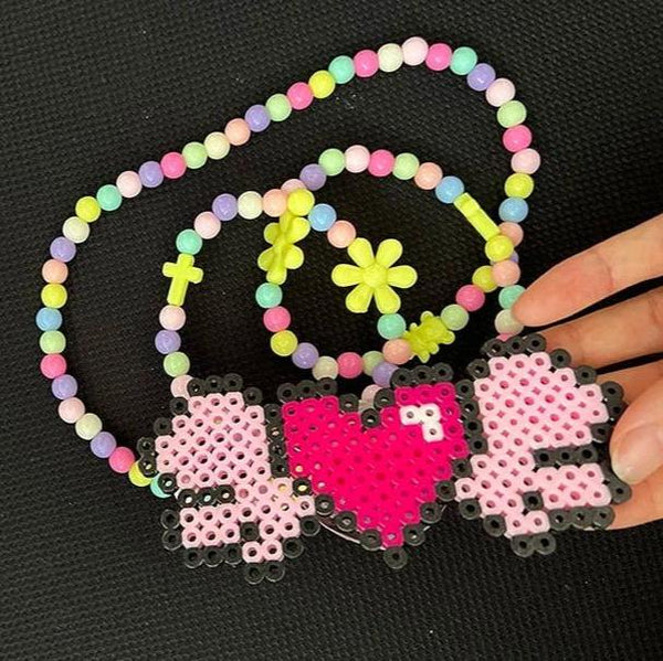 LED Pacifier Kandi Necklace