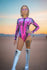 Pink Cyber - Long Sleeve Bodysuit