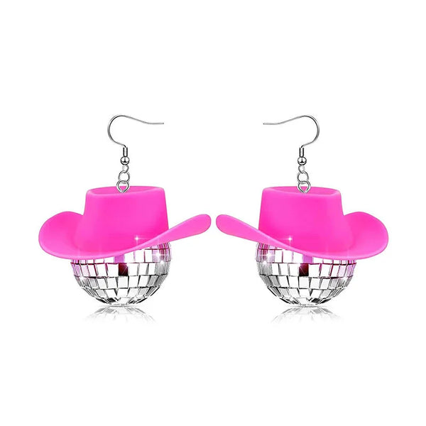 LED Disco Ball Earrings