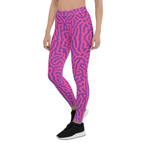 Pink Maze Leggings