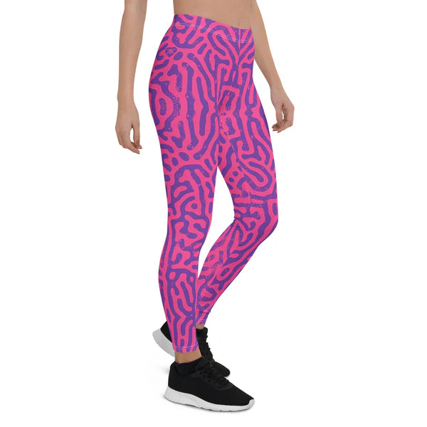 Pink Maze Leggings