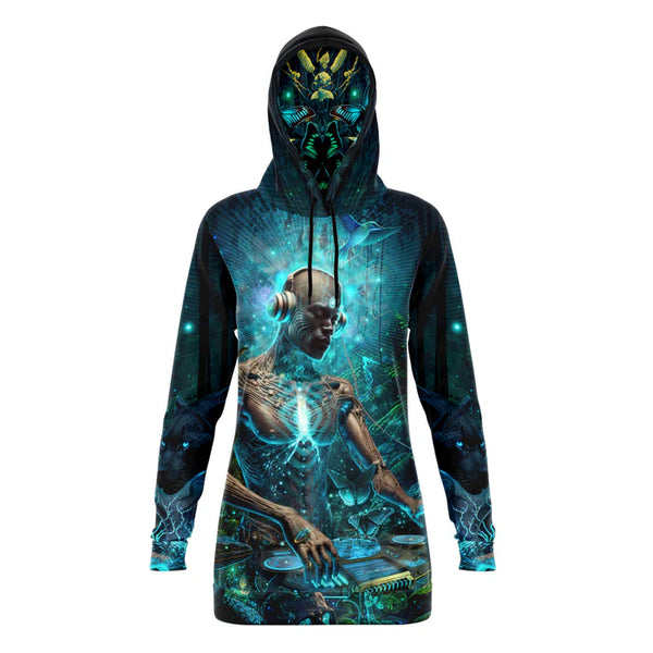 Biosonic Long Hoodie - Clinet Grierson Art