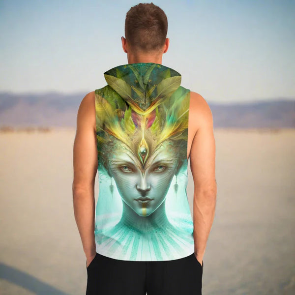 Awakening Ahimsa - Sleeveless Hoodie - Clint Grierson