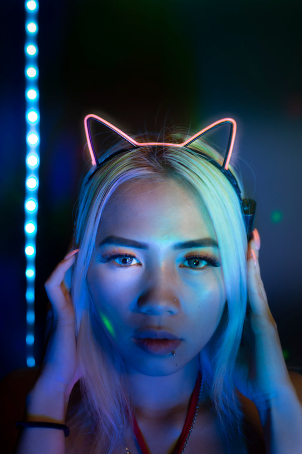 Light Up Kitty Headband - PARACOSMIC