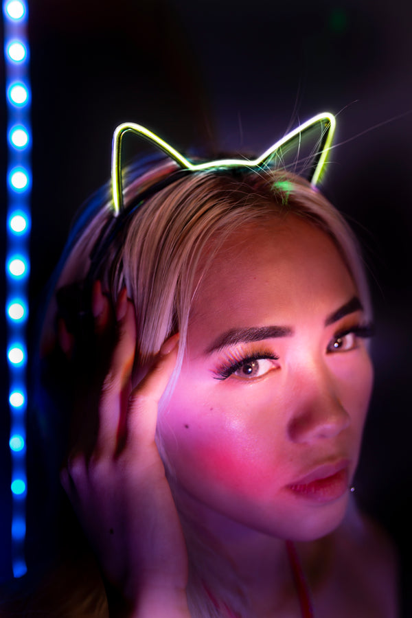 Light Up Kitty Headband - PARACOSMIC